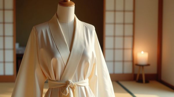 Le peignoir japonais allie confort et élégance au quotidien